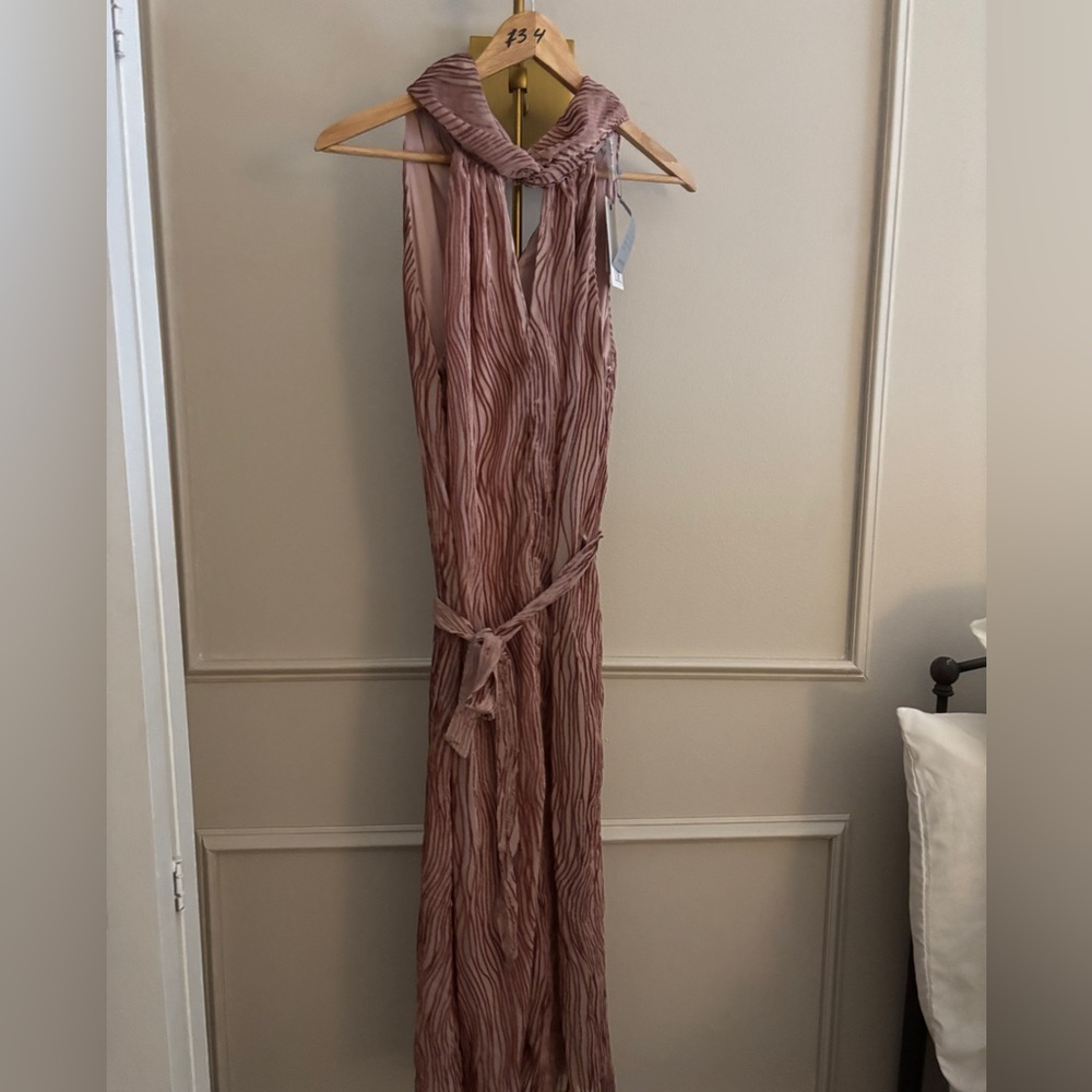Nordstrom Mauve and Rose Patterned Dress